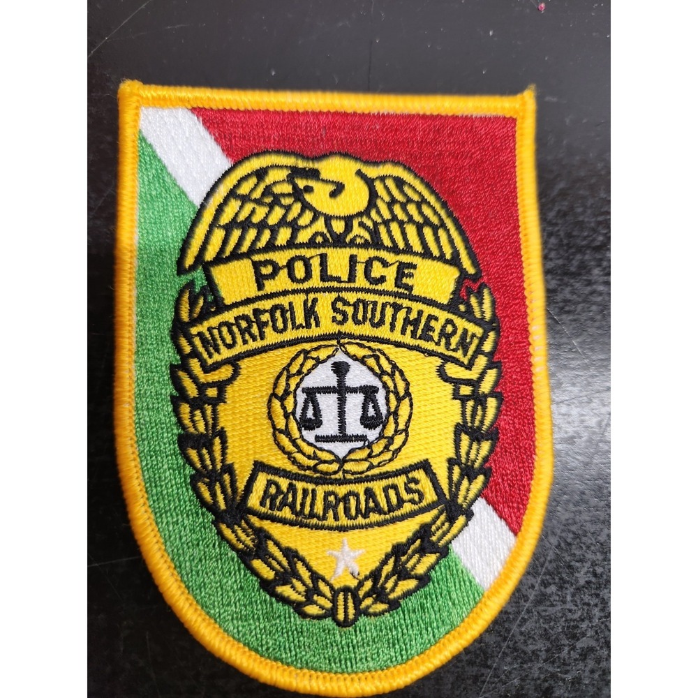 Norfolk‎ Southern Railroad Police Patch For Display Only - Collectable